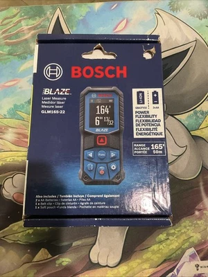 Bosch Blaze 165 ft. Laser Distance Tape Measuring Tool GLM165-22 Brand New - Image 1 of 2