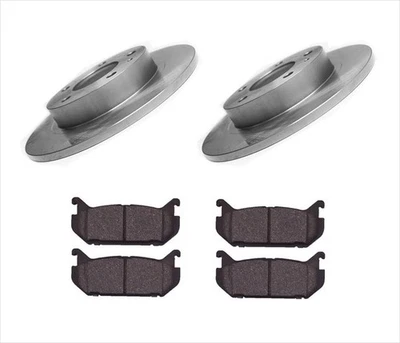 Rear Brake Rotors & Ceramic Pads For a 1993-1997 Probe 626 Ford, Mazda - Image 1 of 4