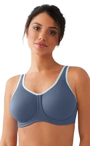 Wacoal Simone Sport 38D blauer BH mit verstellbaren Trägern & Rückenverschluss - Bild 1 von 7