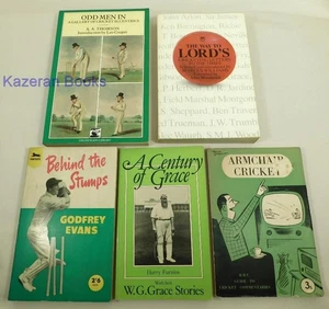 5x Vintage Cricket Bücher Godfrey Evans hinter den Stümpfen - Weg zu Lords &c - Bild 1 von 17