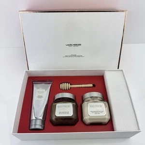 Laura Mercier Luxe Indulgenze Ambre Vaniglia Luxe Body Collection Set 4 Pezzi NUOVO - Foto 1 di 9