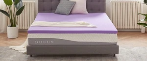 SINWEEK 2 Inch Gel Memory Foam Mattress Topper Ventilated queen Size - Picture 1 of 11