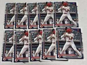 LOT x10 Christian Moore 2024 (1st) Bowman Draft #13 Rookie Card RC Angels - Bild 1 von 1