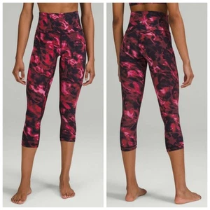 Lululemon Align High-Rise Crop "21 | Flor Rosa Intensidad Multi Talla 6 - Imagen 1 de 7