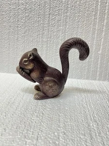 Vintage Cast Iron Squirrel Nutcracker Painted 4” - Picture 1 of 6