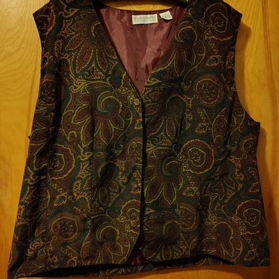 Chaleco Decorativo Elisabeth, una Línea Talla Grande de Liz Claiborne Talla 16 China Foto 1 de 4