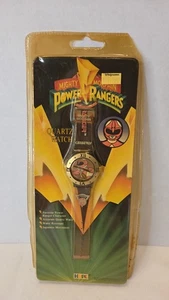 Reloj de cuarzo vintage 1994 Mighty Morphin Power Rangers rosa Ranger nuevo en caja - Imagen 1 de 4