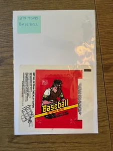 1978 Topps Baseball Wrappers - Imagen 1 de 1