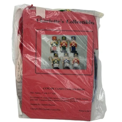 1995 Charlotte's Collectibles CCPL 836 Candy Cane Soldiers Kit - NEVER USED - Image 1 of 4