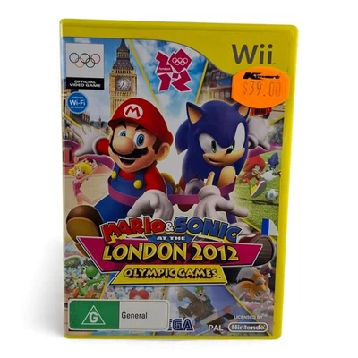 Mario & Sonic At The London 2012 Olympic Games Nintendo Wii Complete Manual PAL - Image 1 of 4