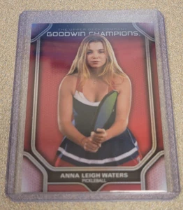 ANNA LEIGH WATERS 2024 UPPER DECK GOODWIN CHAMPIONS RED ROOKIE PARALLEL SP #P34 - Picture 1 of 2