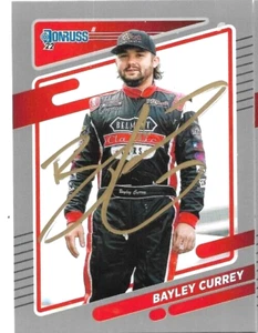 BAYLEY CURREY signed 2022 DONRUSS GRAY card #106 NASCAR auto RISING STAR - Picture 1 of 1