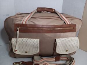 Cole Haan 21 Nylon/Leather Trim Duffle Bag Carry On.