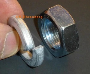for MOPAR Steering Box Pitman Shaft Nut& Lockwasher USA Dodge Plymouth Chrysler  - Picture 1 of 3