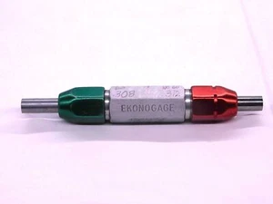 .3080 & .3120 PIN PLUG GAGE GO NO GO .3125 -.0005 UNDERSIZE 5/16 8 mm .308 .312 - Picture 1 of 3