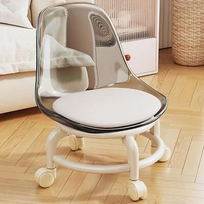 Low Rolling Stool Rolling Seat Pulley Stool for Home Kitchen Floor Cleaning - Image 1 of 2