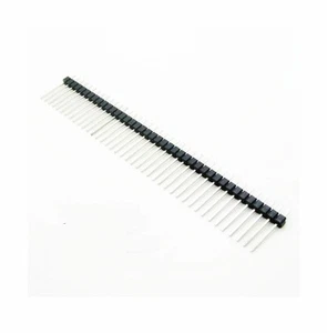 5 STCK. 1*40 40 Pin 2,54 mm 19 mm lang einreihiger Stecker zerbrechlicher Pin Header - Bild 1 von 1