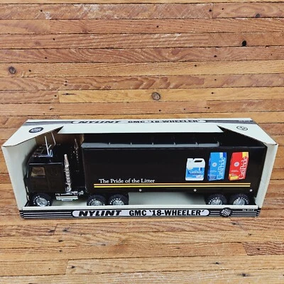NIB 1980s Steel Nylint Cat's Pride  GMC 18 Wheeler Truck Trailer No 911-Z - Image 1 of 4