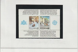 San Marino Europa CEPT Hojita del año 1989 (GP-150) - Imagen 1 de 1