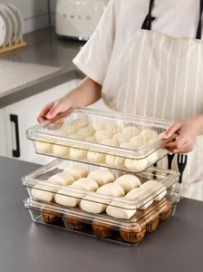 1-tier Container for Freezing and Storing Dishes - Picture 1 of 10
