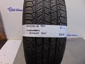 205/70/15 Single Part Worn Tyre Kormoran Summer SUV 96H 6mm Tire Warn - Picture 1 of 8