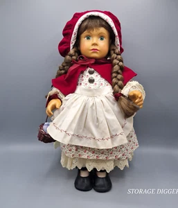 Vintage 1991 The Hamilton Collection "Gretchen" Handcrafted Wooden Doll 17" Tall - Picture 1 of 15