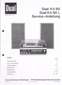 Doppio manuale di servizio per KA 60/L Copy - Foto 1 di 1