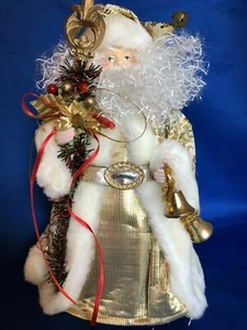 Christmas Victorian Style Santa Tree Topper - Picture 1 of 2
