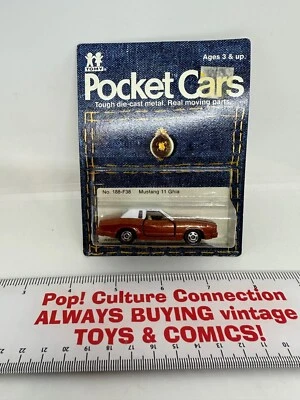 Vintage TOMY Pocket Cars #188-F38 Mustang 11 Ghia Red New Sealed Unpunched - Image 1 of 4