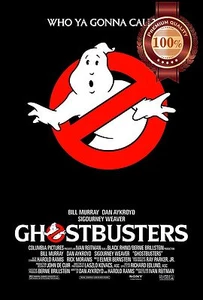 GHOSTBUSTERS 1984 80s ORIGINAL OFFICIAL CLASSIC FILM MOVIE PRINT PREMIUM POSTER - Picture 1 of 4