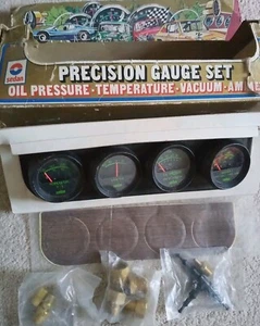 NOS - Vintage 1970s Sedan 4 Gauge Set & Fittings - Classic Car,Excellent Quality - Picture 1 of 6