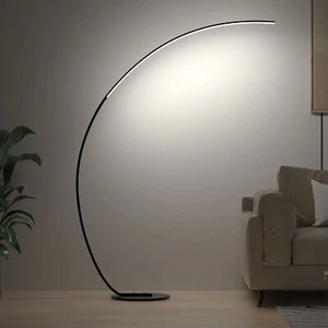 Rgbw Modern 69.99 Inch Arched Standing Reading Floor Lamp With Remote Dimmable B - Picture 1 of 9