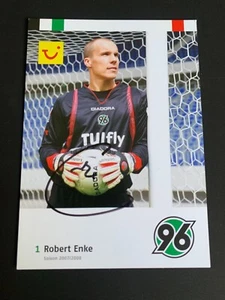 ROBERT ENKE (†2009) DFB-Nationalspieler signed  Autogrammkarte 10x15 - Bild 1 von 1