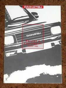 Daihatsu 1990 lista de precios - camioneta comercial Charade Applause Sportrak Fourtrak - Imagen 1 de 3