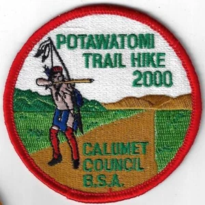 2000 Potawatomi Trail Hike Calumet Council BSA RED Bdr. [Q-889] - Picture 1 of 1