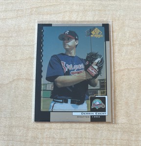 Derrin Ebert 1999 SP Top Prospects Richmond Braves Baseball Card #34 Pitcher