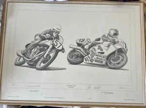 Partners in Time By Rod Organ - Ltd ed Signed by Geoff Duke and Steve Hislop - Picture 1 of 8
