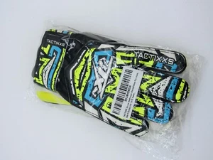 TACTIXXS Soccer Goalkeeper Gloves - Yellow Fluroscent - Size 6 - Picture 1 of 3