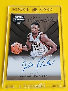 Jabari Parker #14/25 AUTO - Panini Totally Certified - Certified Competitors - Picture 1 of 3