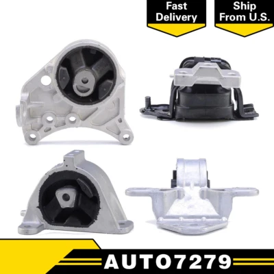 Juego de montaje de motor y transmisión de 4 AT para Dodge Caravan V6 2001-2007 anclaje de 3,3 L Foto 1 de 4