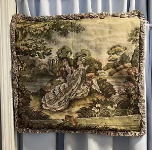 Vintage Victorian-Style Tapestry - Picture 1 of 4