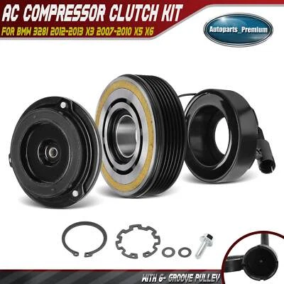 A/C AC Compressor Clutch Kit for BMW 328i 2012-2013 X3 2007-2010 X5 X6 2008-2010 - Image 1 of 4