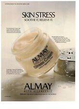 Almay Skin Stress Cream Vintage 1988 Print Ad