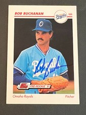 Bob Buchanan Signed 1991 Line Drive AAA Card Auto KC Royals Autograph COA