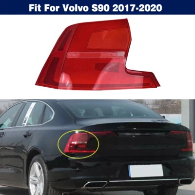 Left Outer Side Rear Tail Light Lens Housing Cover For Volvo S90 2017-2020 - Image 1 of 4