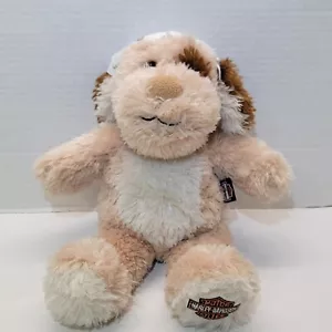 Harley-Davidson 12" Kickstand Jr. Dog Plush Stuffed Animal Biker Club W/ Bandana - Picture 1 of 12