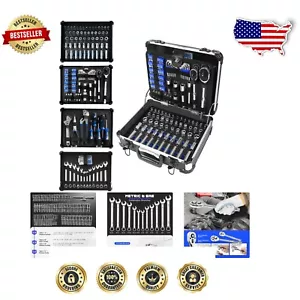 Universal Mechanic Tool Set - 240 Pieces in Aluminium Toolbox for Easy Repairs - Picture 1 of 9