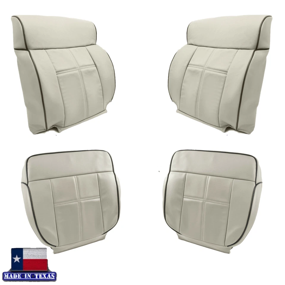 2003 to 2006 Chevy Silverado Driver Bottom Leather SEAT Cover Plus Foam 522 Tan
