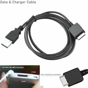 USB Cable For Sony Walkman MP3 Player NW-A E S X Series Charger Syncwire Lead - Picture 1 of 7