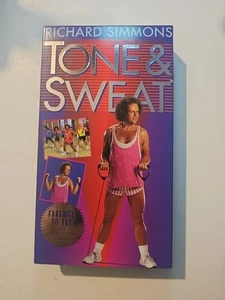 Richard Simmons TONE and SWEAT VHS Tape Workout 1994 - Picture 1 of 3